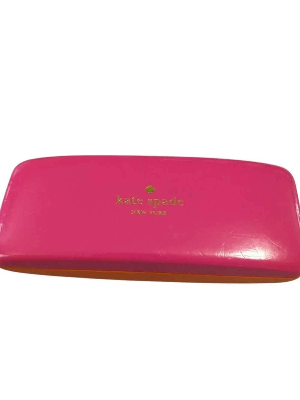Kate Spade New York  2-Tone Hard Shell Women’s Eyeglasses Case Pink/Orange